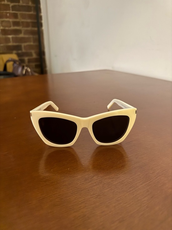 Yves Saint Laurent Accessories - Classic Women's Cat-Eye Sunglasses in Cream